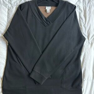 Chicos size 2 black sweater/sweatshirt